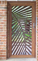 laser cut door screen using metal cutting in perth